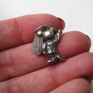 Vintage Mickey Mouse Walt Disney Productions WDP Disneyland Sterling Silver Bracelet Charm image 9