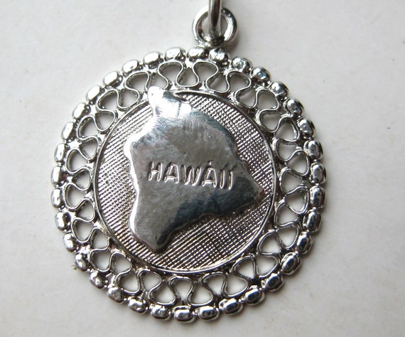 Vintage Charm Hawaiian Big Island Sterling Silver… - image 1