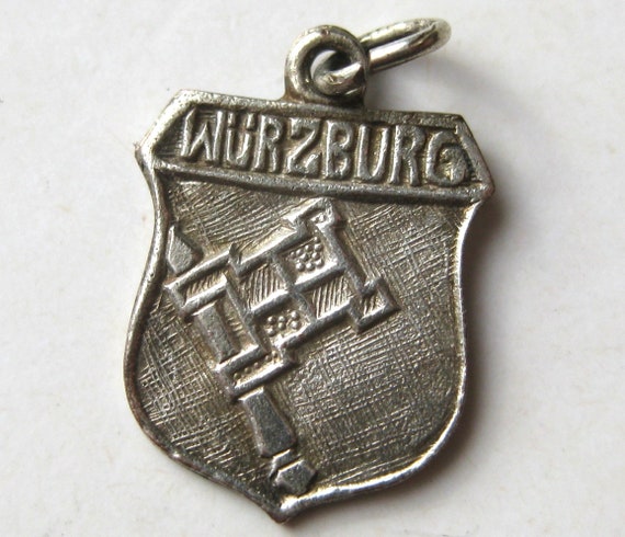 Vintage German Silverplate Würzburg Coat of Arms … - image 1