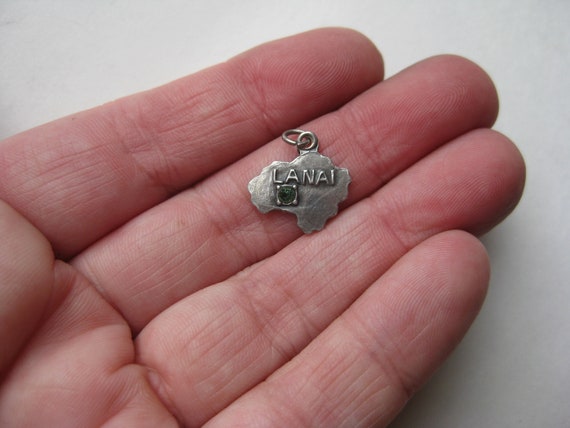 Hawaii Charm Hawaiian Island Lanai Sterling Silve… - image 3