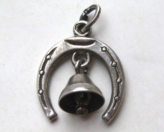 Vintage Good Luck Charm Sterling Silver Lucky Hor… - image 6