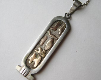 ヴィンテージ 18K イエローゴールド カルトゥーシュ チャーム