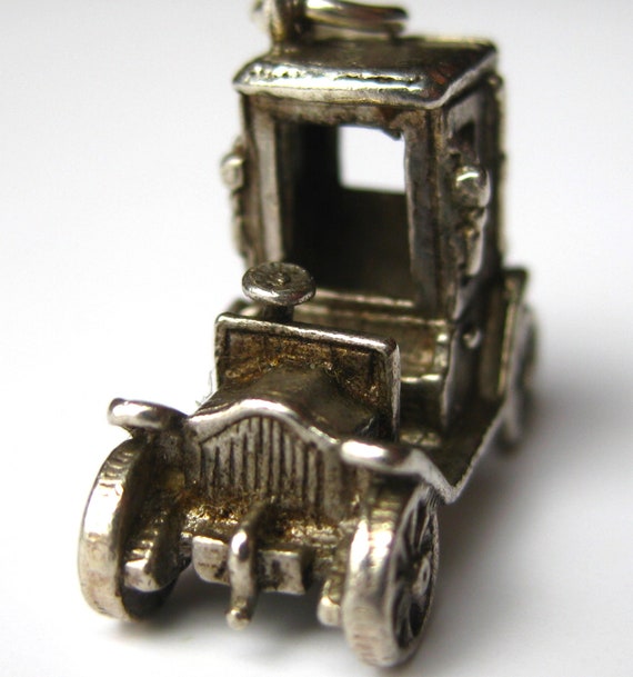 Vintage Charm English Sterling Silver Touring Car… - image 2