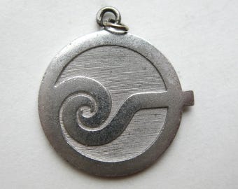 Vintage Charm 1968 Sterling Silver Hemisfair San Antonio Texas World's Fair Souvenir Bracelet Charm