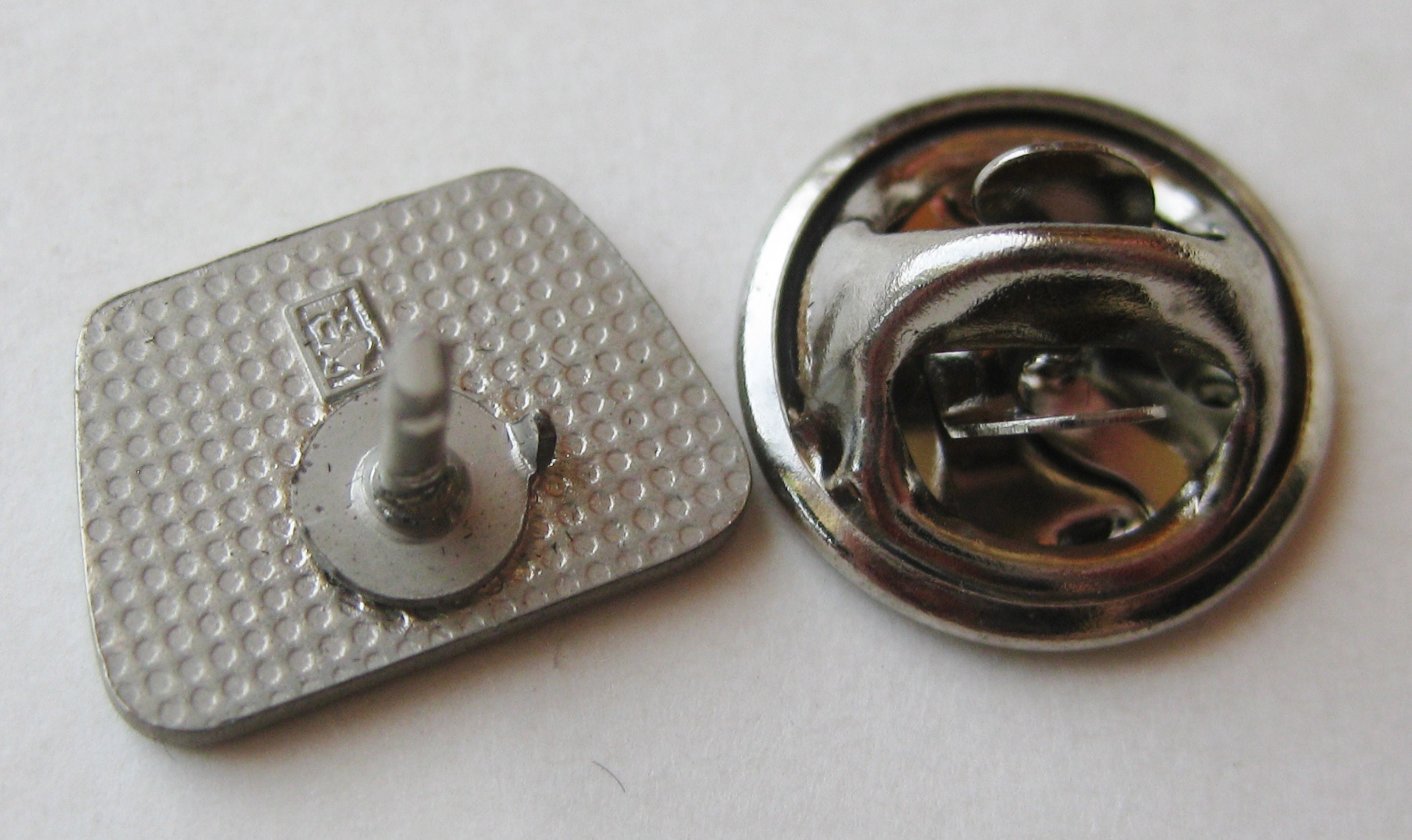 Vintage Audi Car Grille Silver Black Enamel Tie Tack Lapel Pin
