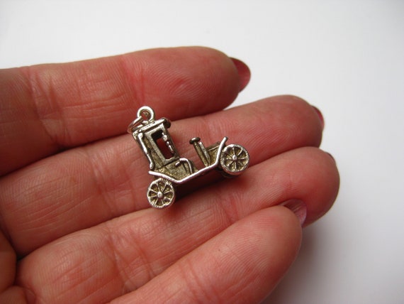 Vintage Charm English Sterling Silver Touring Car… - image 7