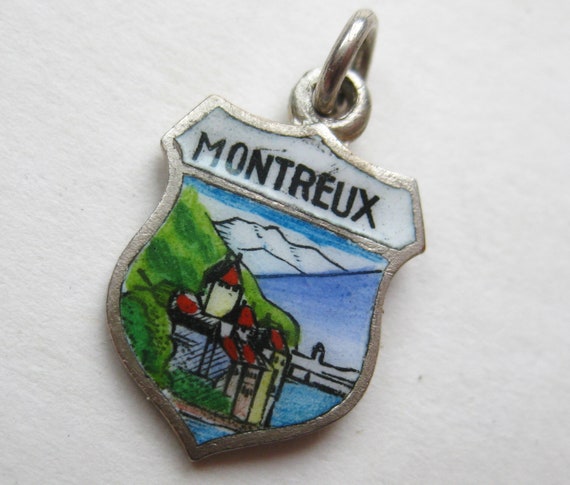 Vintage Charm Montreux Geneva Switzerland 800 Sil… - image 2