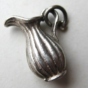 Vintage Charm Sterling Silver Water Pitcher Ewer Bracelet Charm