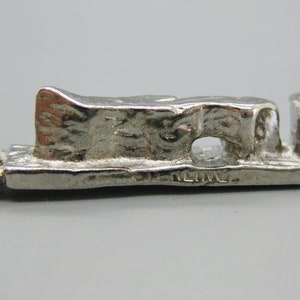 Rocher Perce Rock Quebec Canada Vintage Charm Sterling Silver Souvenir Bracelet Charm
