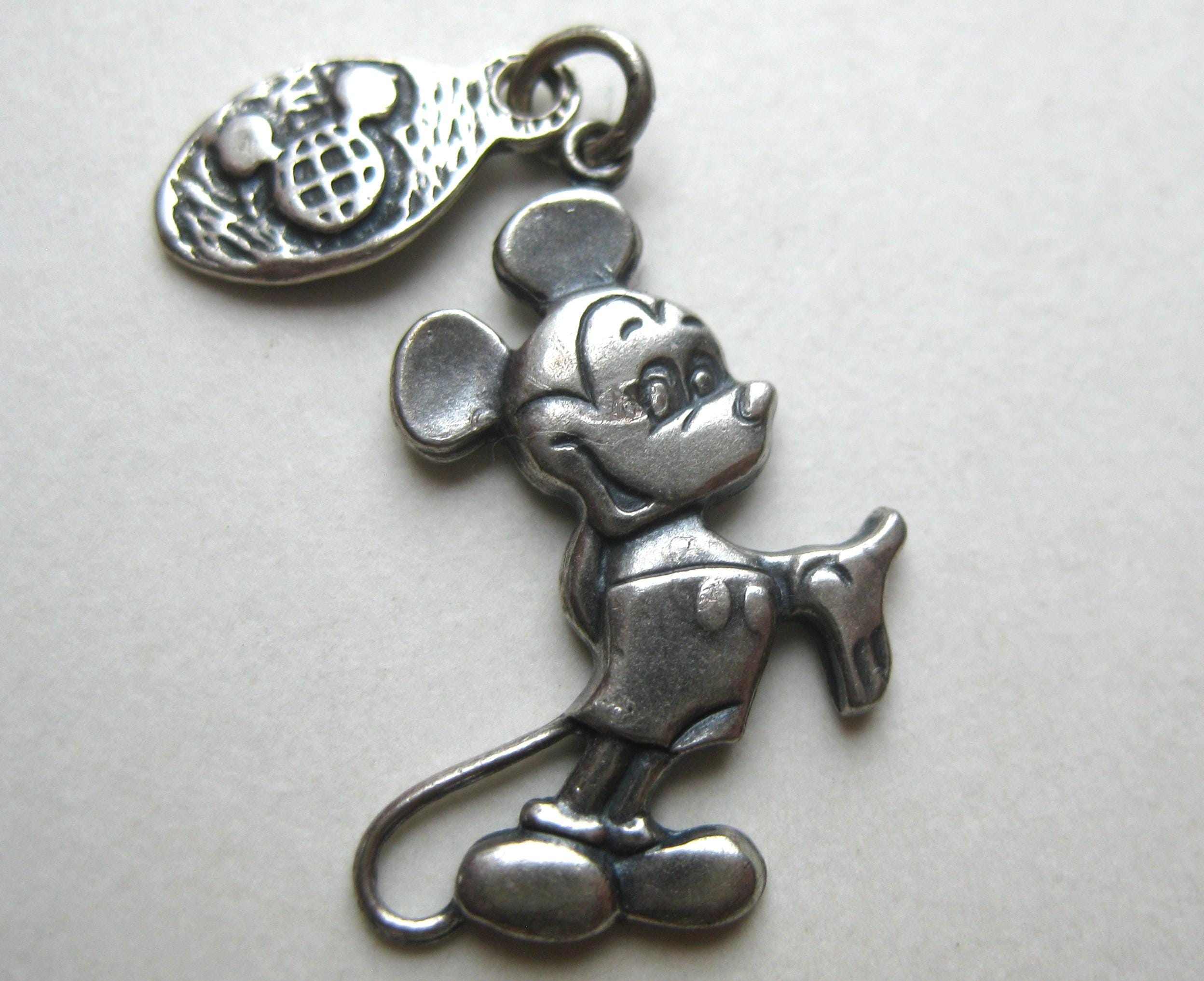 Vintage Mickey Mouse Sterling Silver WDP Disney World Bracelet 
