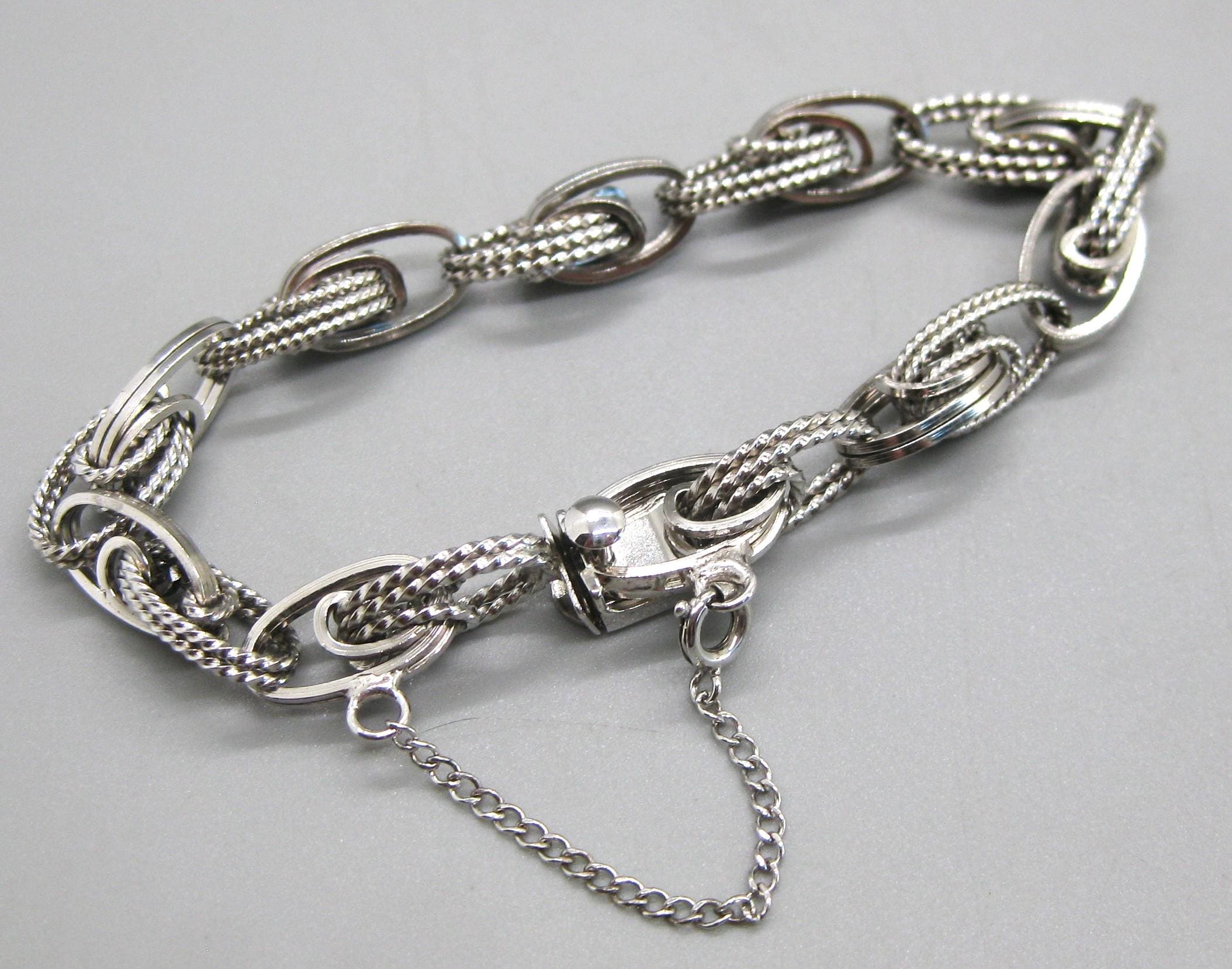 1960s Sterling Silver Charm Bracelet - Etsy