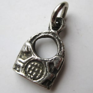 Vintage Sterling Silver Secret Charm Lock Padlock