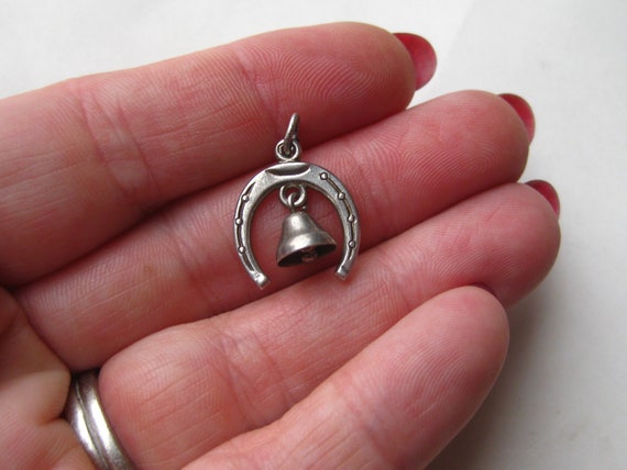 Vintage Good Luck Charm Sterling Silver Lucky Hor… - image 8