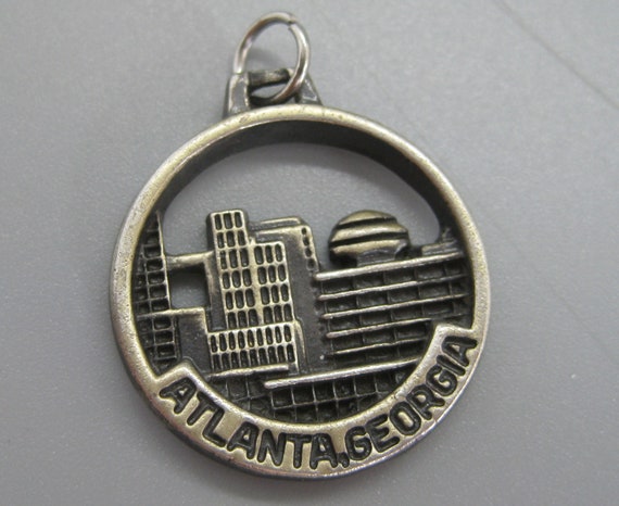 Vintage Charm Sterling Silver Atlanta Georgia Sky… - image 4