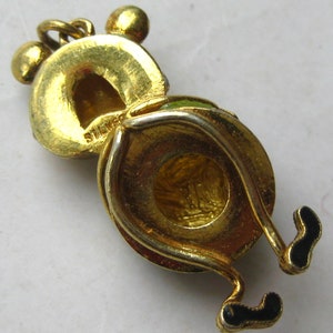 Vintage Sterling Silver Enamel Mickey Mouse Necklace Pendant Charm image 5