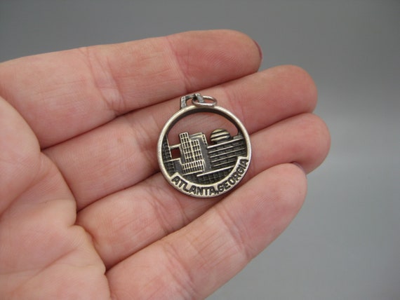 Vintage Charm Sterling Silver Atlanta Georgia Sky… - image 7