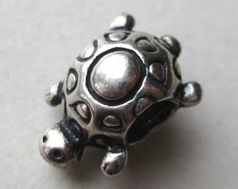 Vintage authentische PANDORA Sterling Silber Schildkröte Armband Charm 790158