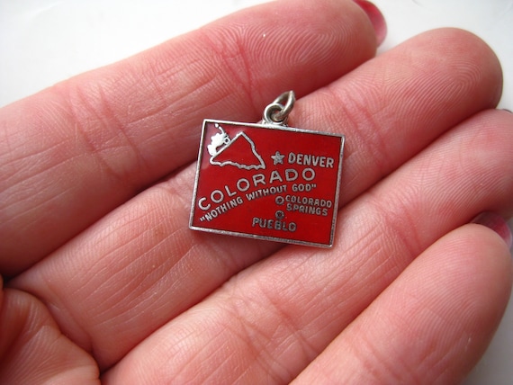 Vintage 50s Colorado State Souvenir Sterling Silv… - image 4