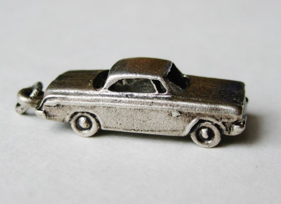 Vintage Charm Sterling Silver 63 64 Dodge Car Dan… - image 1