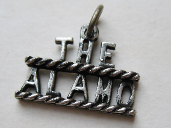 The Alamo Mission Charm Sterling Silver The Alamo Mission Charm Sterling Silver