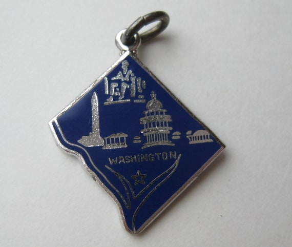 Vintage Charm 50s Sterling Silver Washington DC So