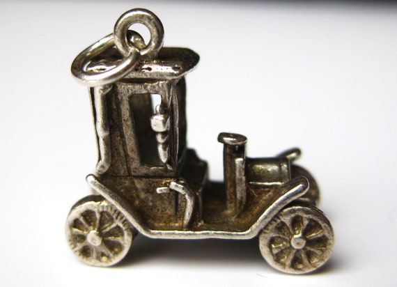 Vintage Charm English Sterling Silver Touring Car… - image 3