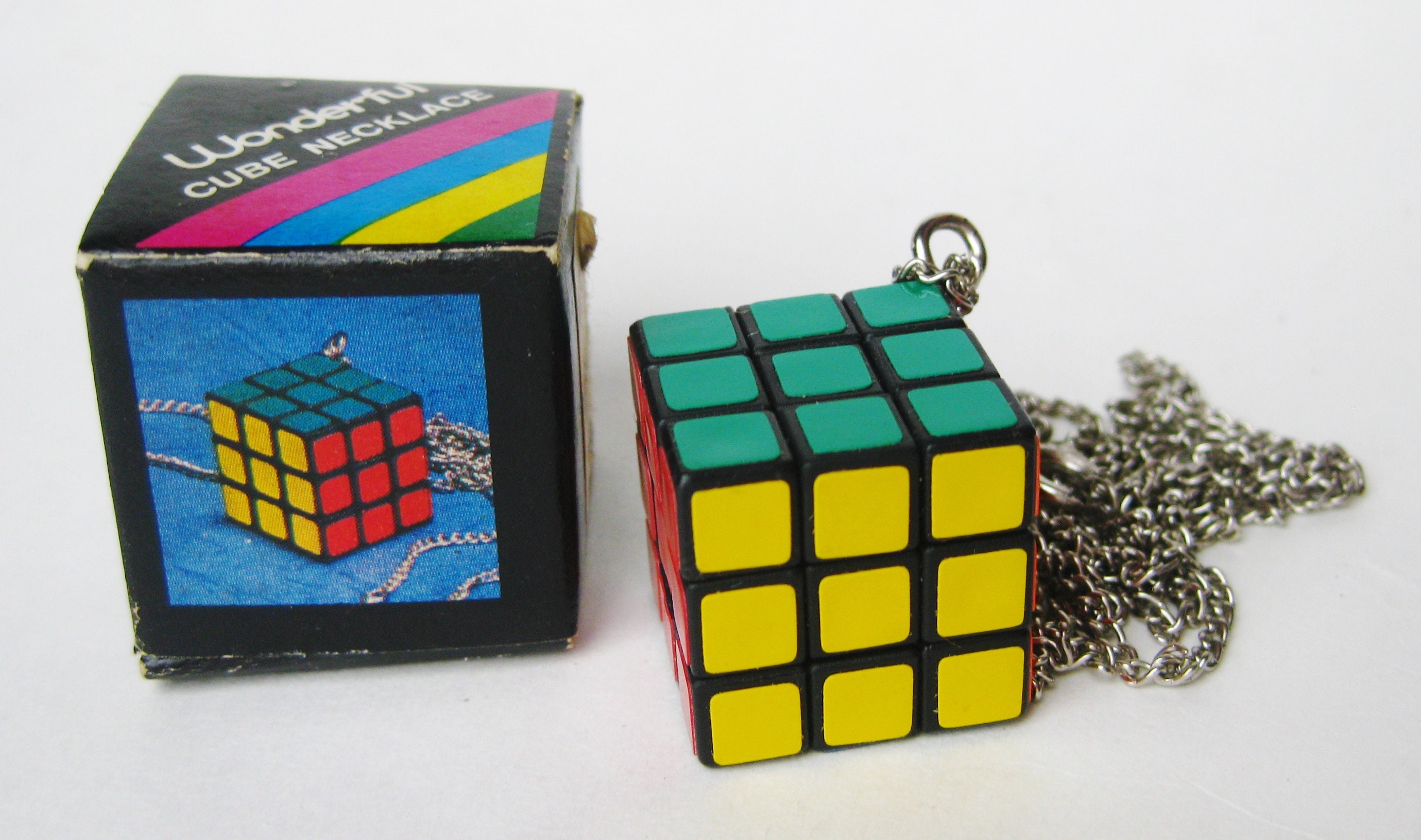 Magic Cube Necklace Miniblings Speed Puzzle 2Er Leather Chord - Etsy Italia