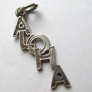 Hawaii ALOHA Charm Hawaiian Sterling Silver Vintage Souvenir Bracelet Charm