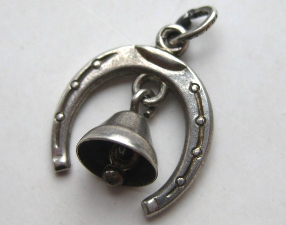 Vintage Good Luck Charm Sterling Silver Lucky Hor… - image 3
