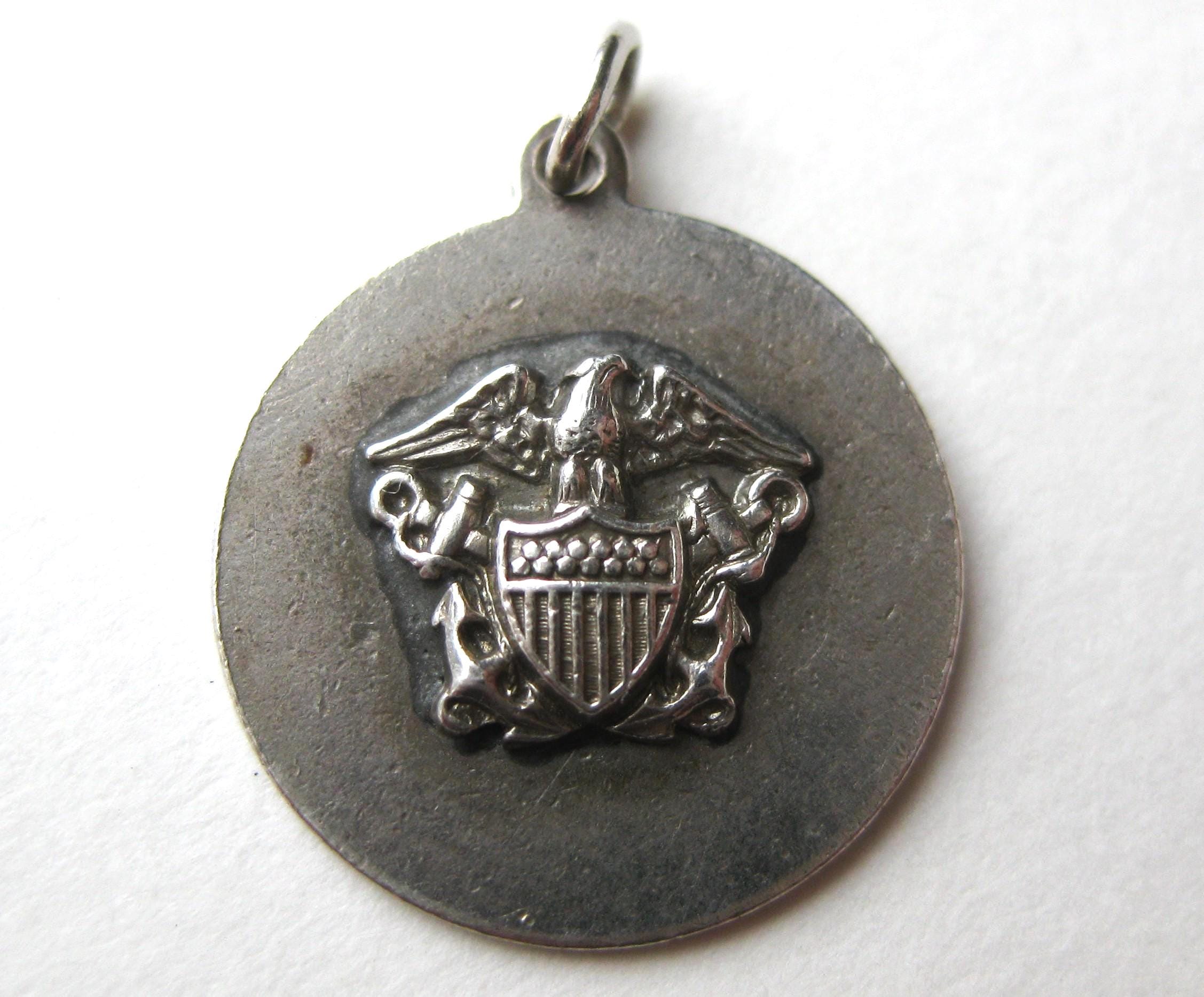 メンズ USN アメリカ海軍 メダルネックレス