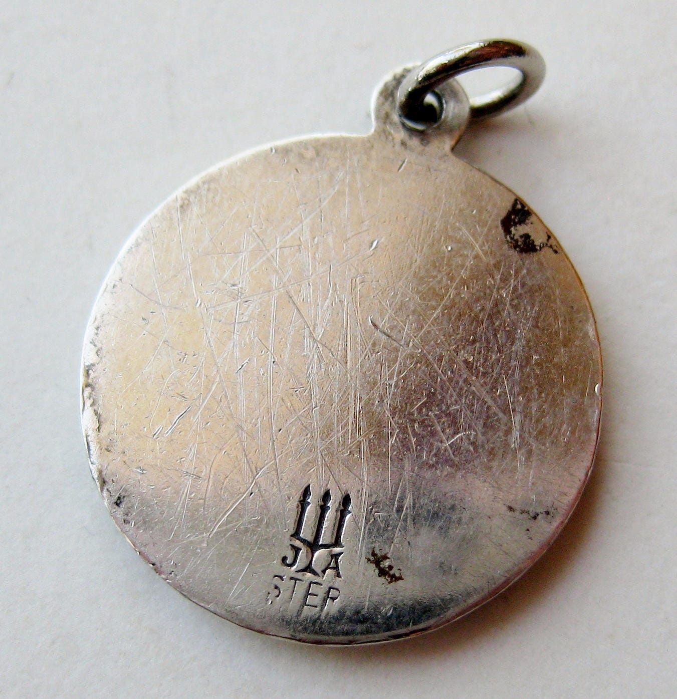 Vintage James Avery Retired Sterling Silver St. Christopher 5/8