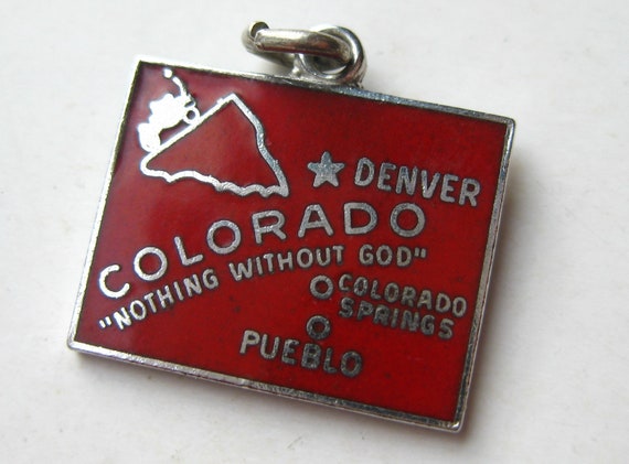 Vintage 50s Colorado State Souvenir Sterling Silv… - image 5