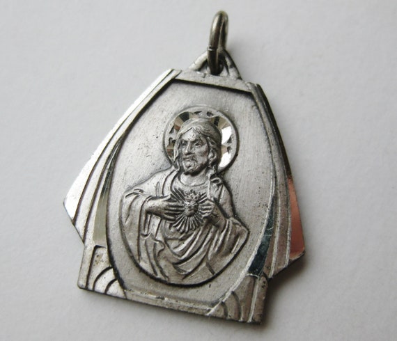 Vintage Immaculate Heart of Jesus Our Lady of Mou… - image 1