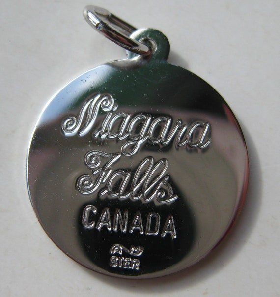 Vintage Charm Sterling Silver Niagara Falls Canad… - image 2