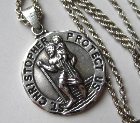 Vintage st christopher chain - Gem