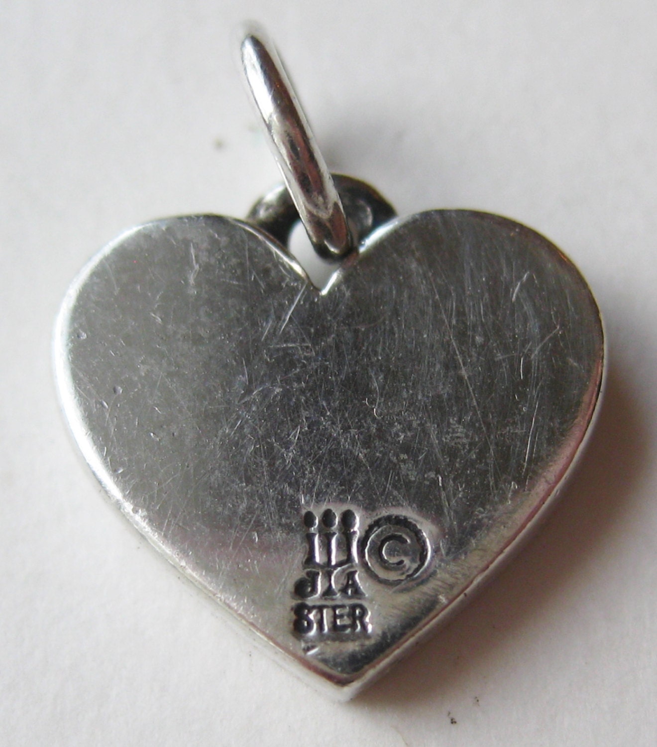 Vintage James Avery Sterling Silver Engraveable Heart Necklace Pendant ...