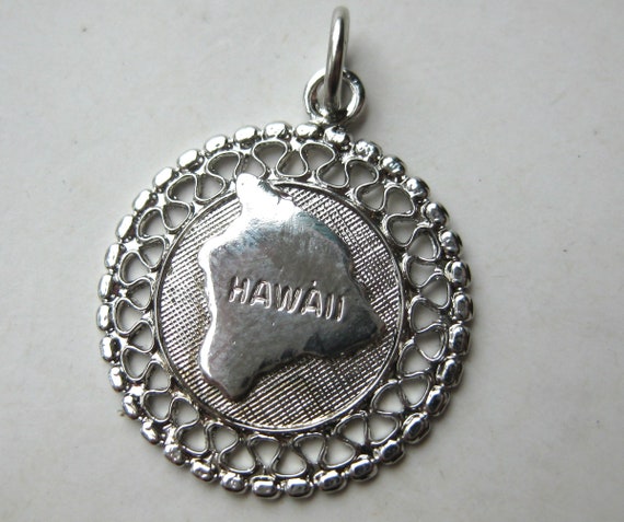 Vintage Charm Hawaiian Big Island Sterling Silver… - image 4