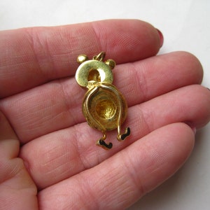 Vintage Sterling Silver Enamel Mickey Mouse Necklace Pendant Charm image 9