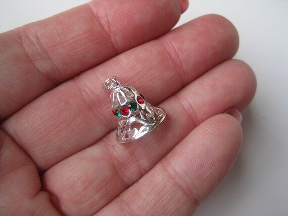 Vintage 2003 Sterling Silver Jeweled Christmas Be… - image 10