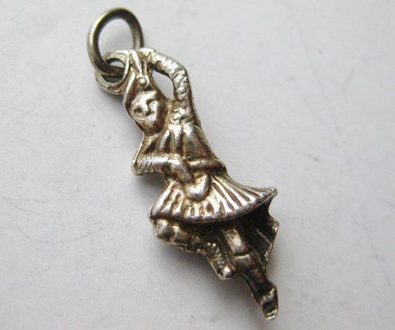 Martial Arts Charm Antiqued Sterling Silver 3D Martial Arts Charm Antiqued Sterling Silver 3D