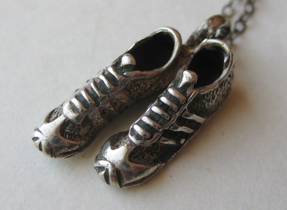 Vintage 80s Adidas Tennis Shoes Sterling Silver Ne