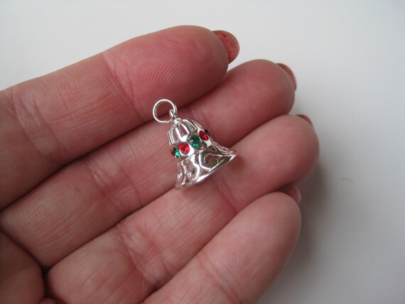 Vintage 2003 Sterling Silver Jeweled Christmas Be… - image 7