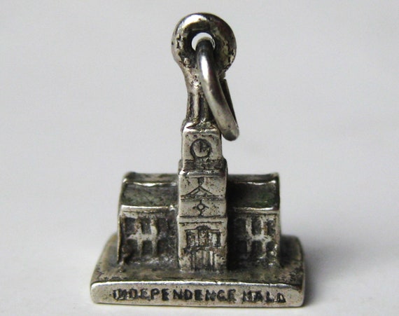 Vintage 50s Sterling Silver Independence Hall Phi… - image 7