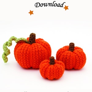Halloween Crochet Pumpkin Plush Pattern | Beginner-Friendly Fall & Halloween Decor (Instant PDF Download)