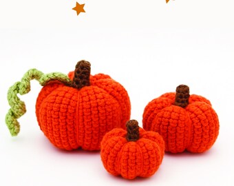 Halloween Crochet Pumpkin Plush Pattern | Beginner-Friendly Fall & Halloween Decor (Instant PDF Download)