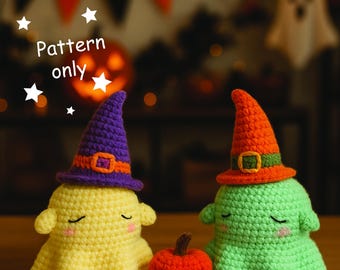 Halloween Ghost Crochet Pattern PDF – Spooky Amigurumi – Adorable Fall Decor Instant Download