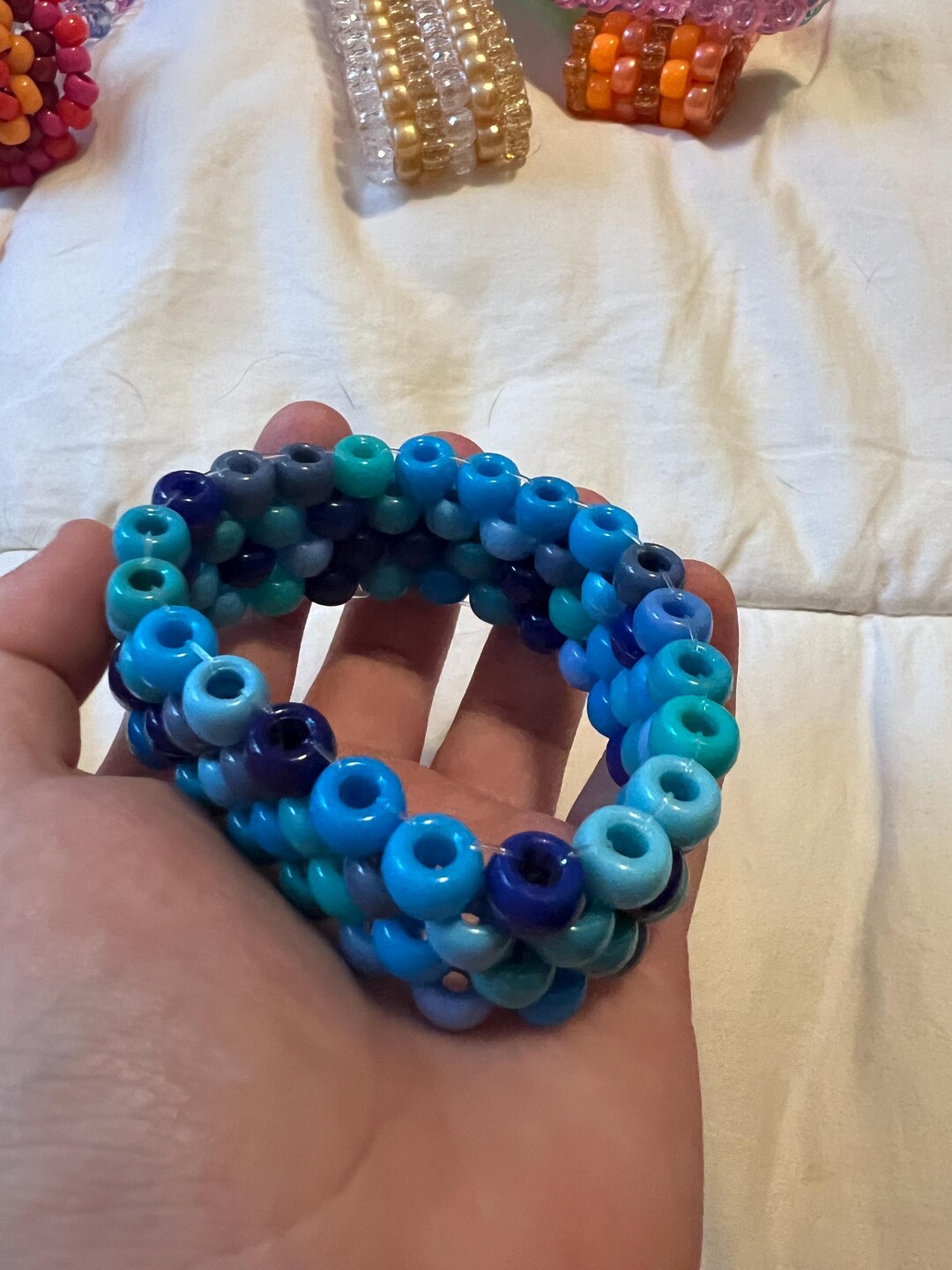 Different Shades of Blue Cuff - Etsy