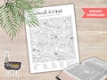 Hidden Object Search and Find Bible Activity: Christian Printable (Digital Download PDF)