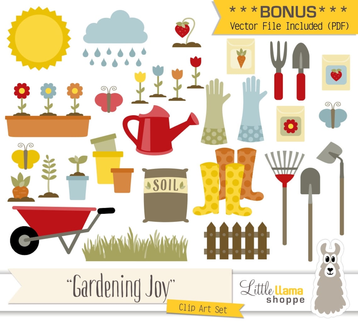 gardening-clipart-vector-garden-clip-art-spring-clipart-etsy-ireland