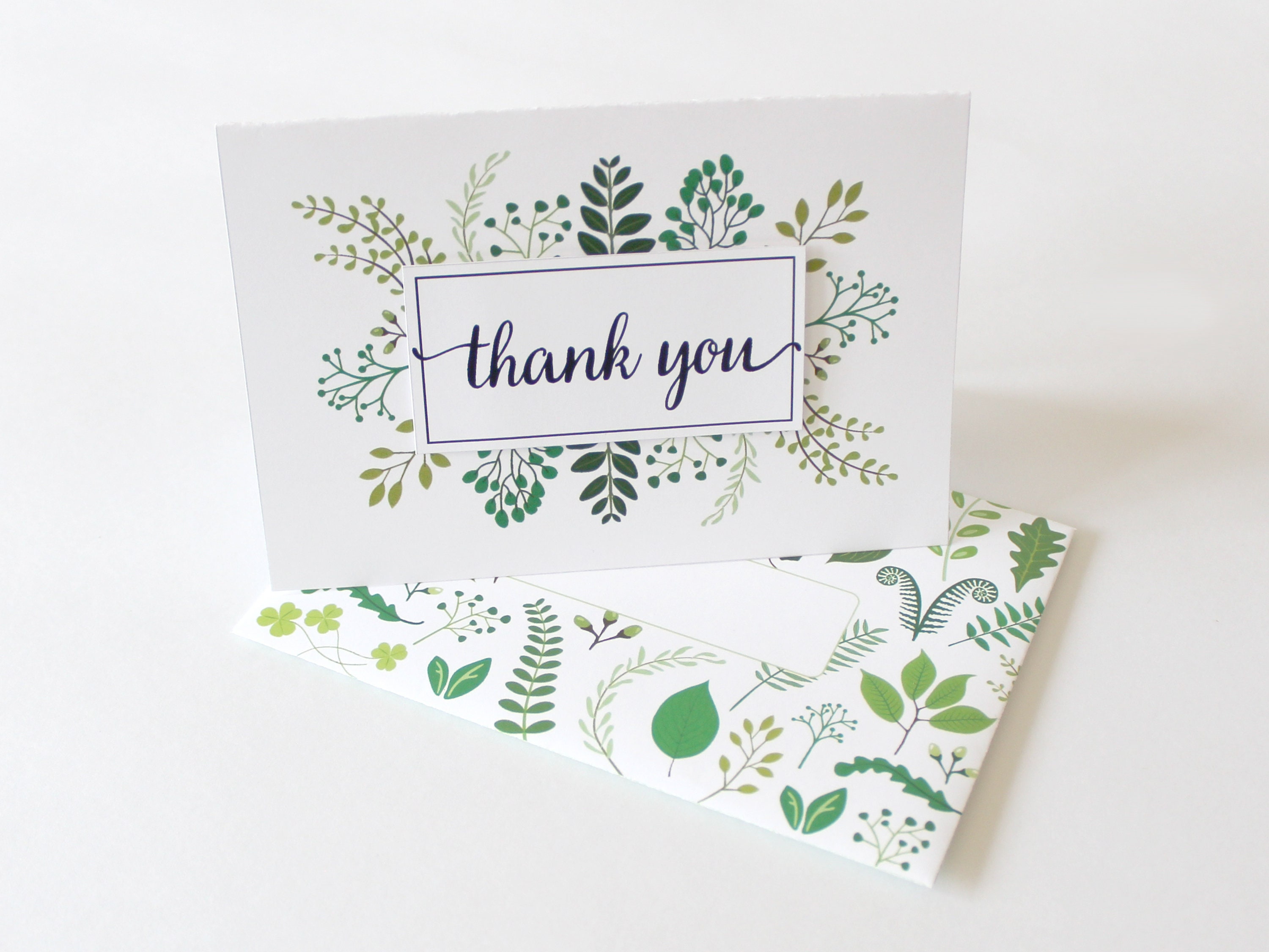 Thank You Card & Envelope Printable Handmade Greeting Card  Etsy UK